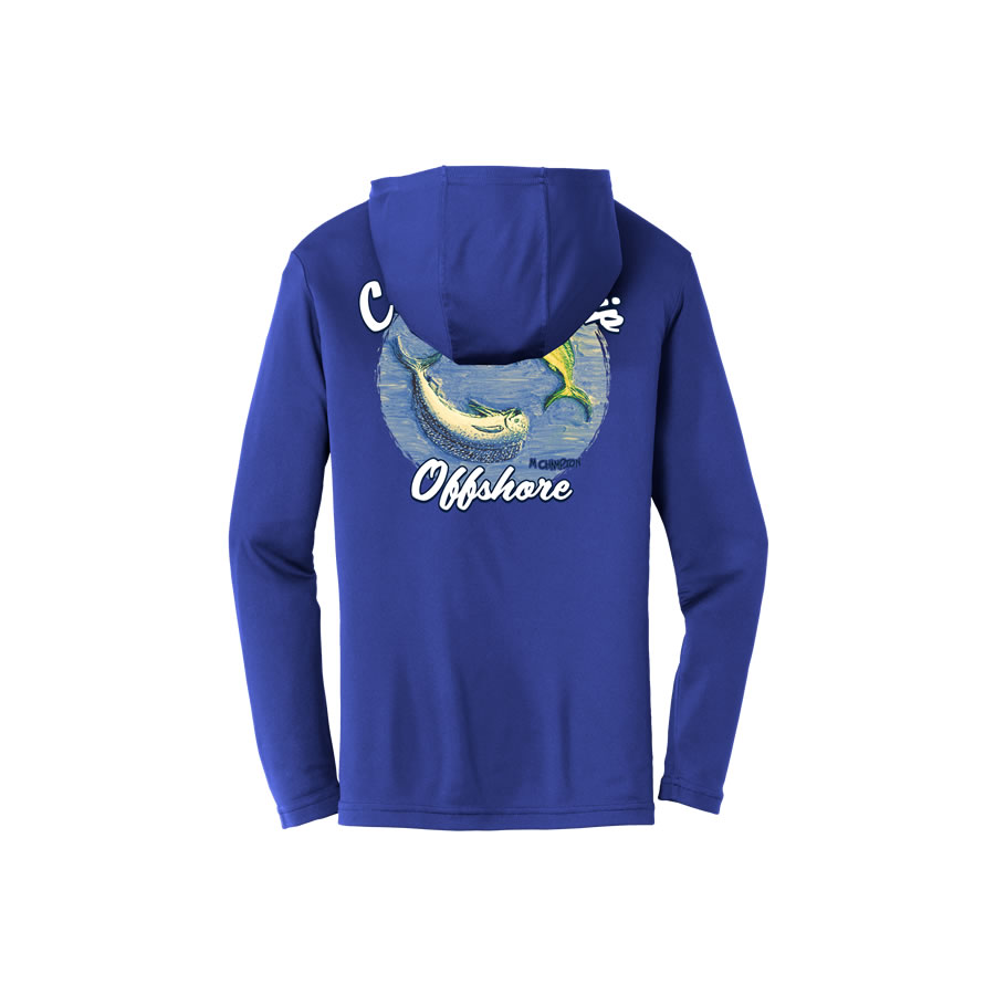 Performance Wear Hoodie Long Sleeve True Royal Blue SPF 50