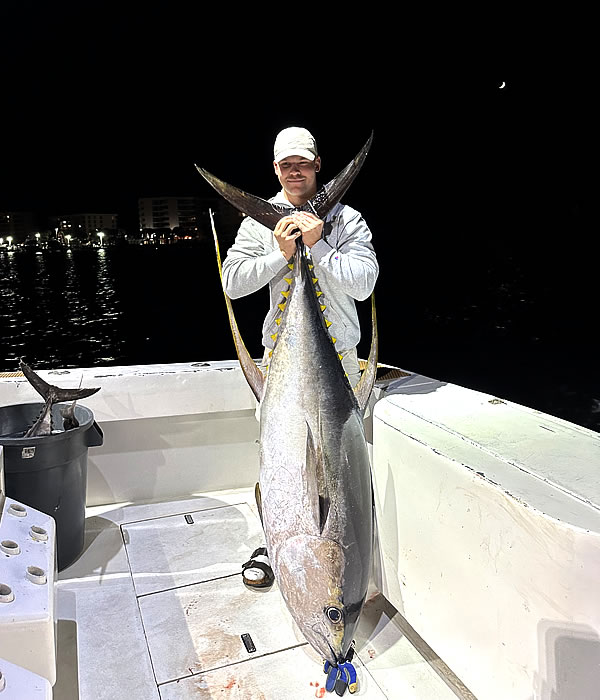 Tuna Fishing Destin FL yellow fin tuna