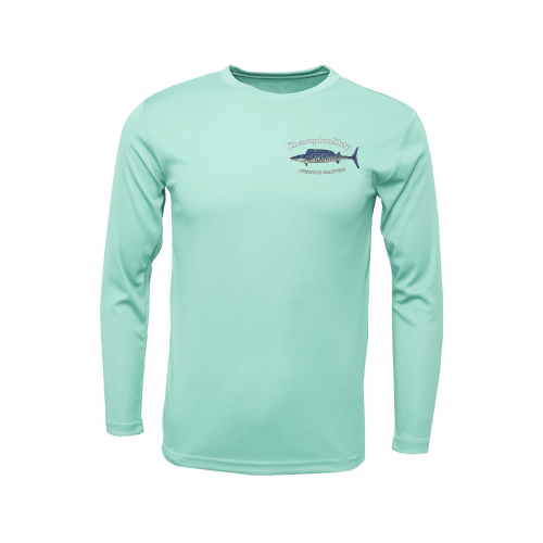 Performance Wear Long Sleeve Wahoo Seafoam Green SPF 50