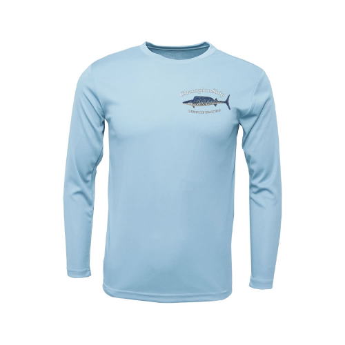 Performance Wear Long Sleeve Wahoo Sky Blue SPF 50